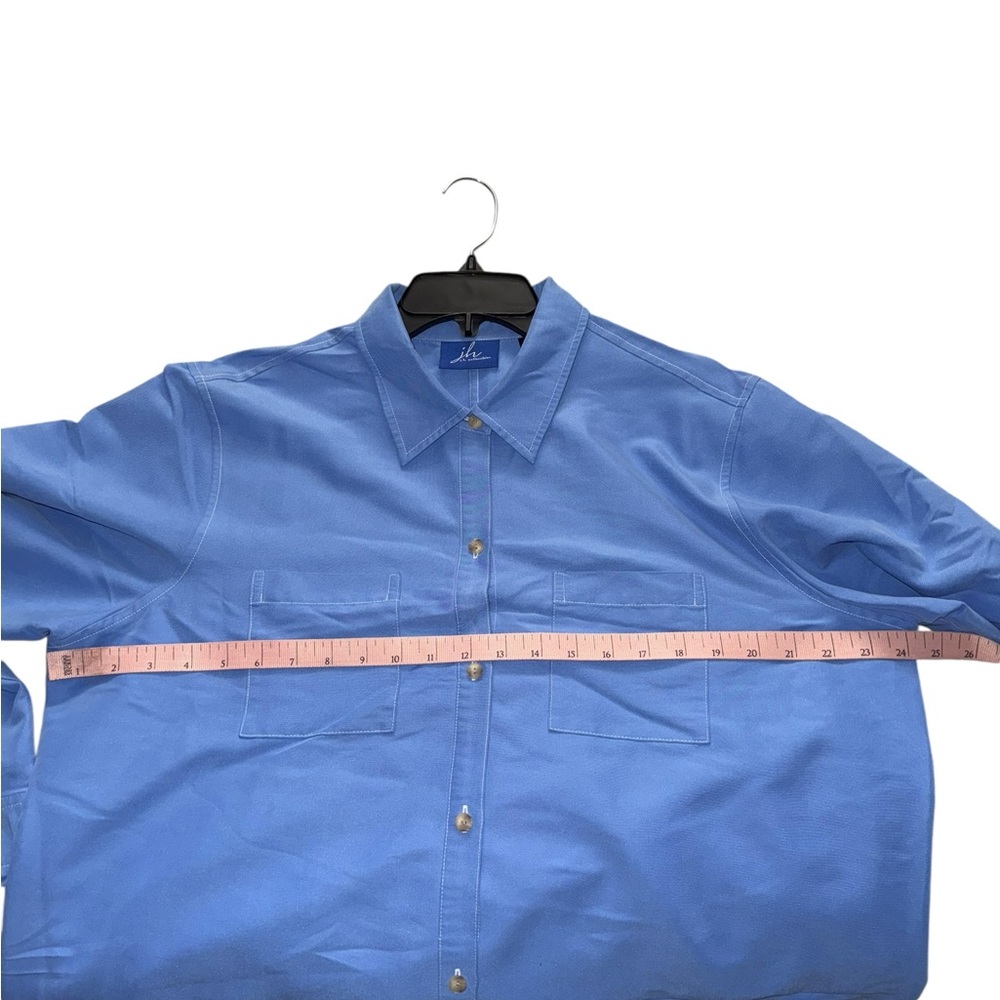 J.H. Collectibles Periwinkle Blue Long Sleeve Button-Down - XL - Picture 5 of 5